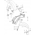 pulsar 135 rear mudguard price