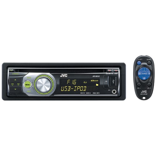 Car Audio System - JVC - Single Din MP3 Receivers - KDR-616