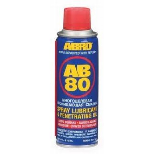 Abro Car Care Products - Spray Lubricant with Teflon