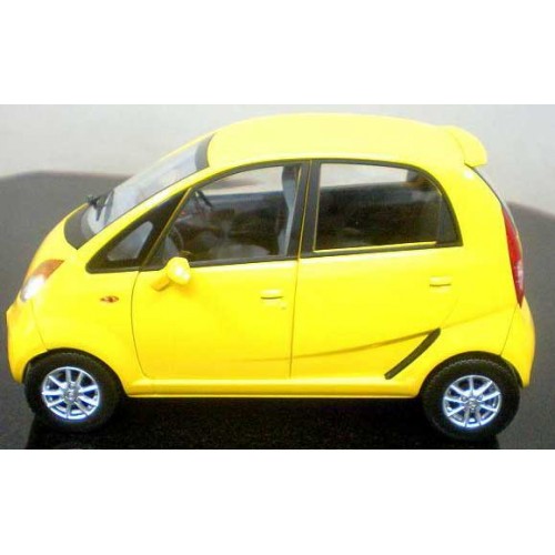 Car Scale models Tata-Nano Pull Back Yellow