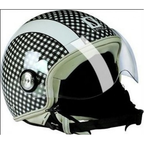 Steel Bird - Open Face Helmet - SB-27 Check