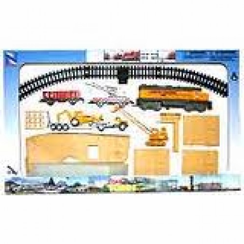 New Ray - TOY TOWN PLAYSET WITH B-O TRAIN, 3 ASSORTED STYLES